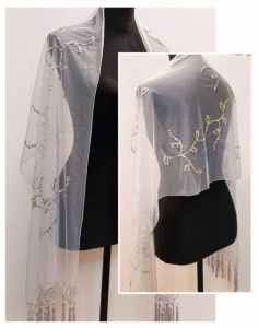 Beaded Shawl 6147-B